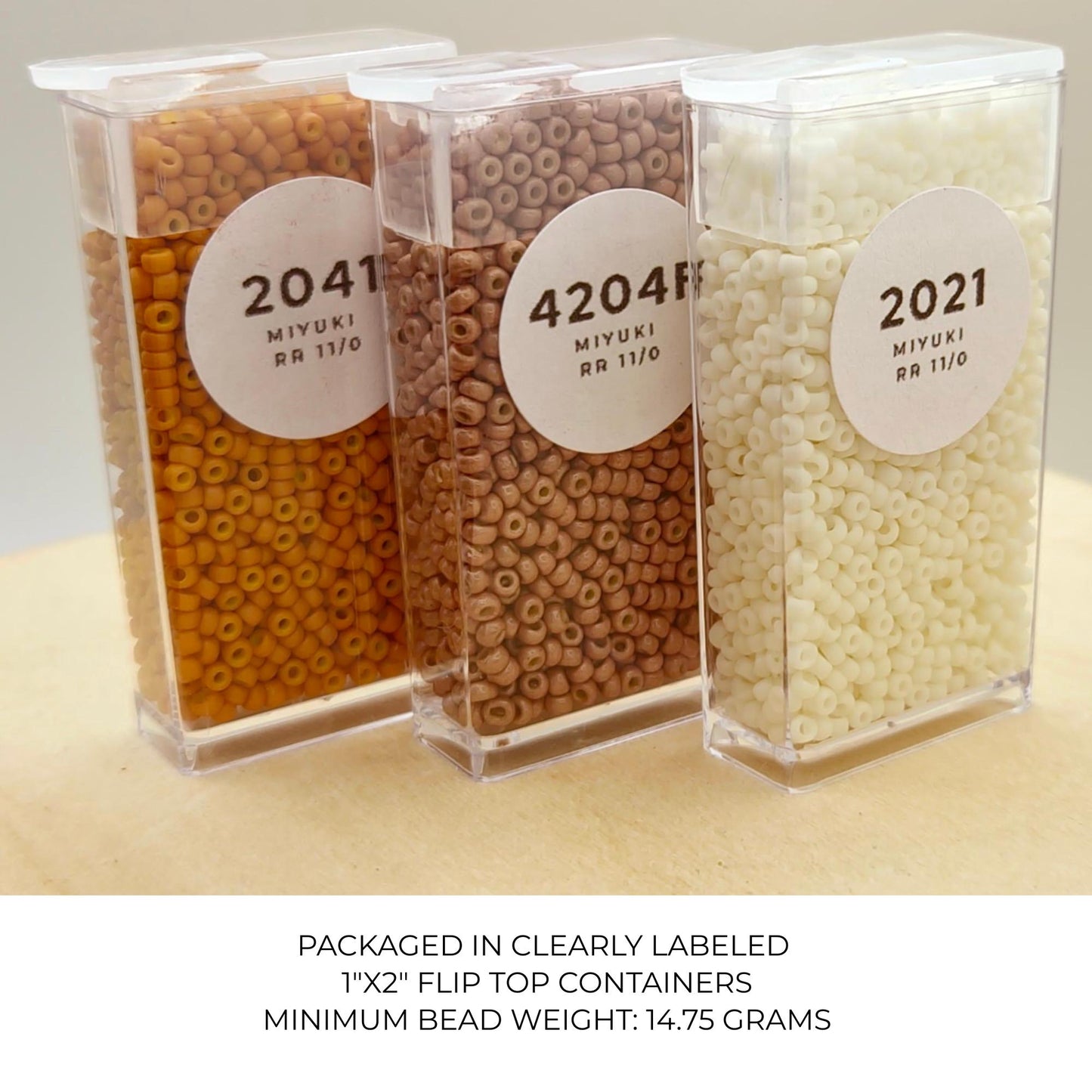 11-0146 Miyuki Seed Bead Round Rocailles 11/0 | Transparent Green | 15g | Japanese Beads for Jewelry Making