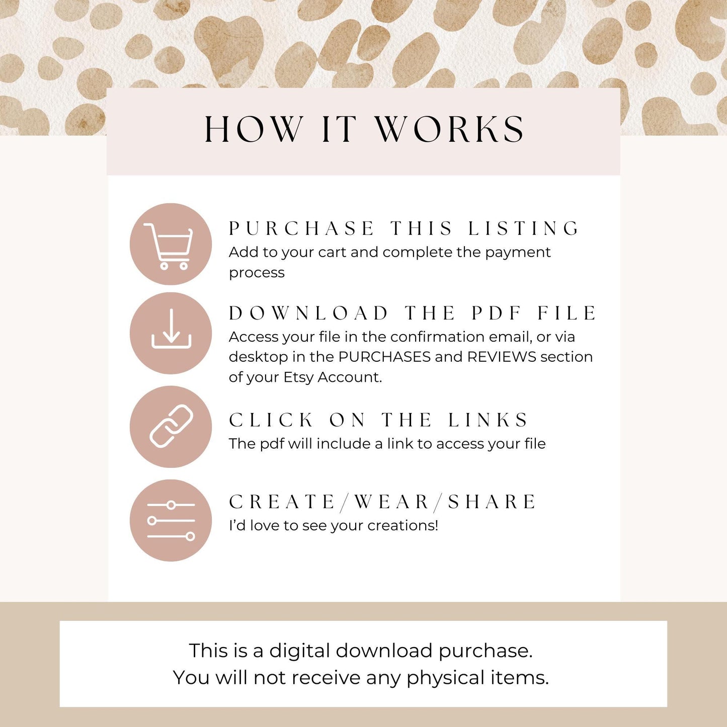 Leopard Print Brick Stitch Earring Pattern β Beading Chart + Supply List