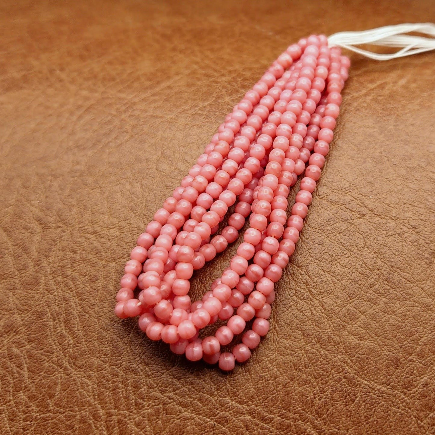Czech Glass | Pink Satin Druk Round Beads 3mm | 300 Pcs
