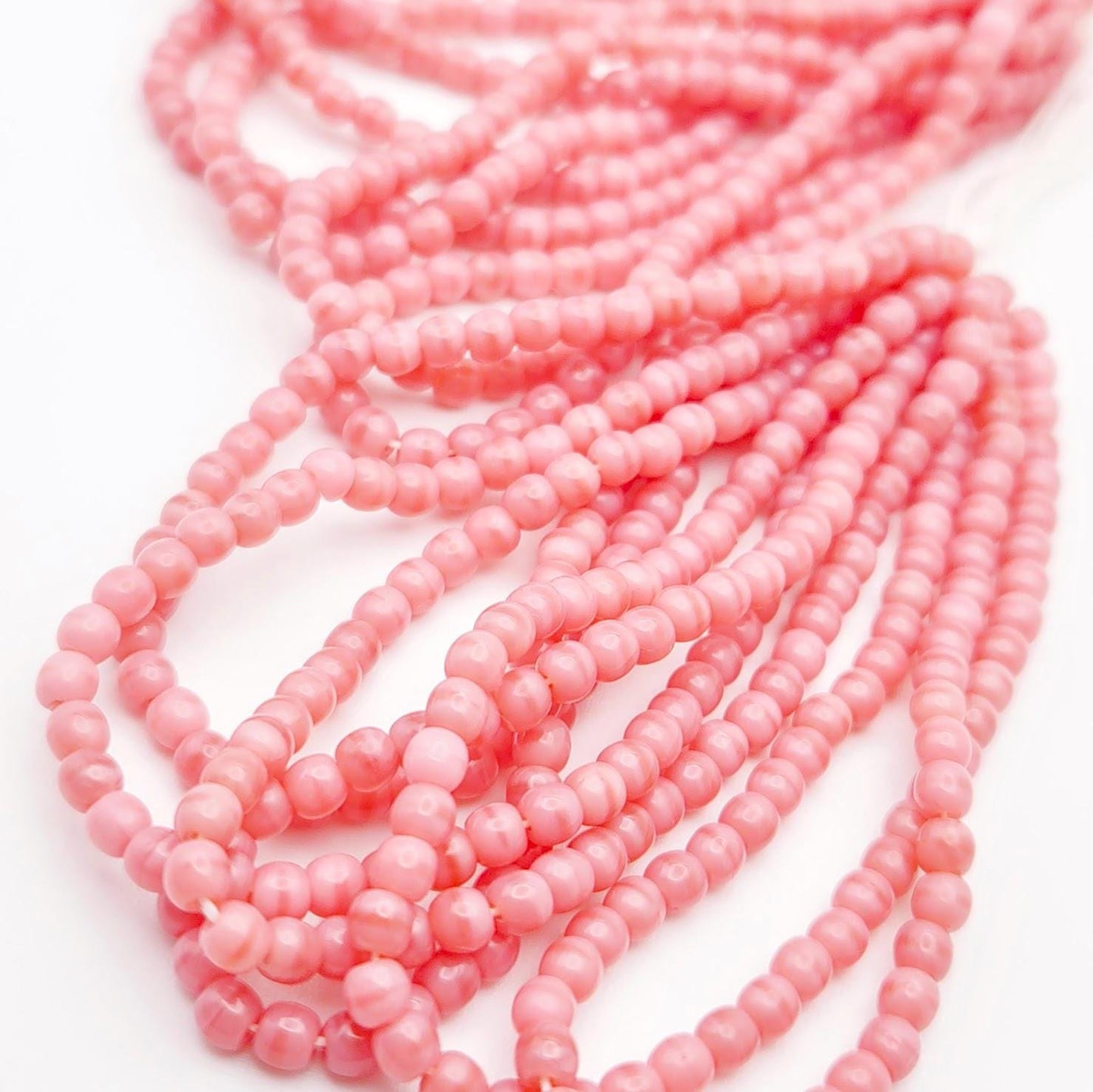 Czech Glass | Pink Satin Druk Round Beads 3mm | 300 Pcs