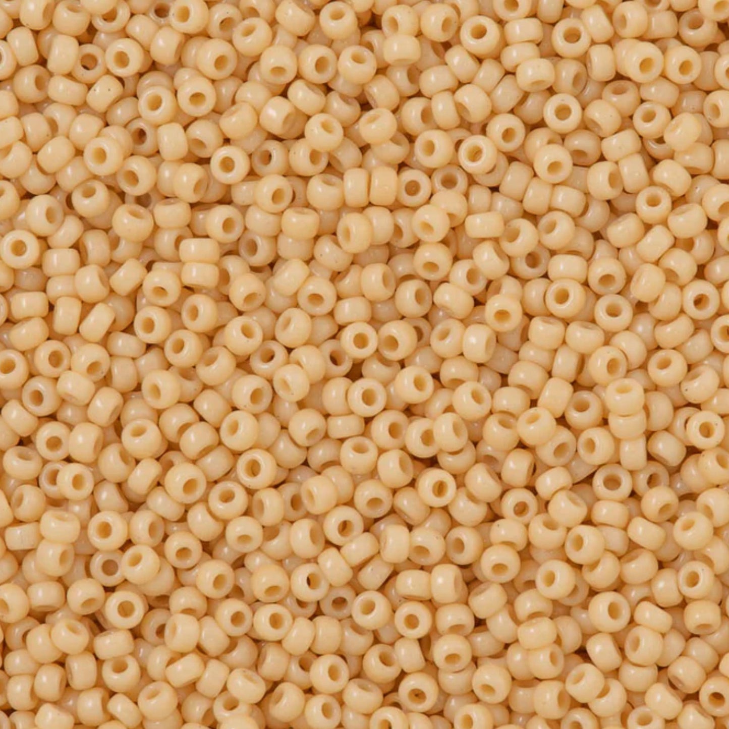 11-0493 Miyuki Seed Bead Round Rocailles 11/0 | Opaque Light Butter Rum | 15g | Japanese Beads for Jewelry Making