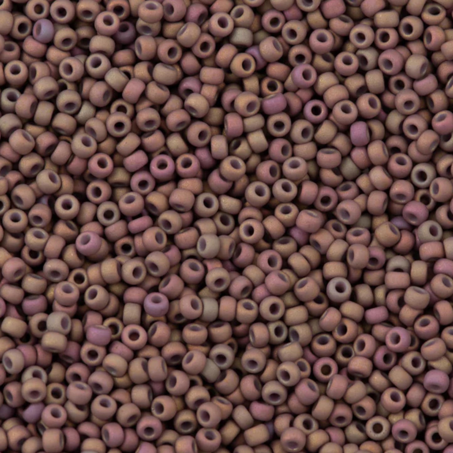 11-2331 Miyuki Seed Bead Round Rocailles 11/0 | Matte Metallic Dusky Clay AB |15g | Japanese Beads for Jewelry Making