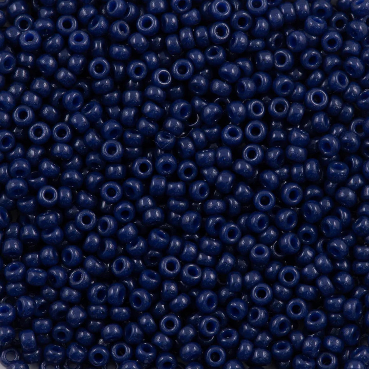 11-4493 Miyuki Seed Bead Round Rocailles 11/0 | Duracoat Opaque True Navy Blue | 15g | Japanese Beads Jewelry Making