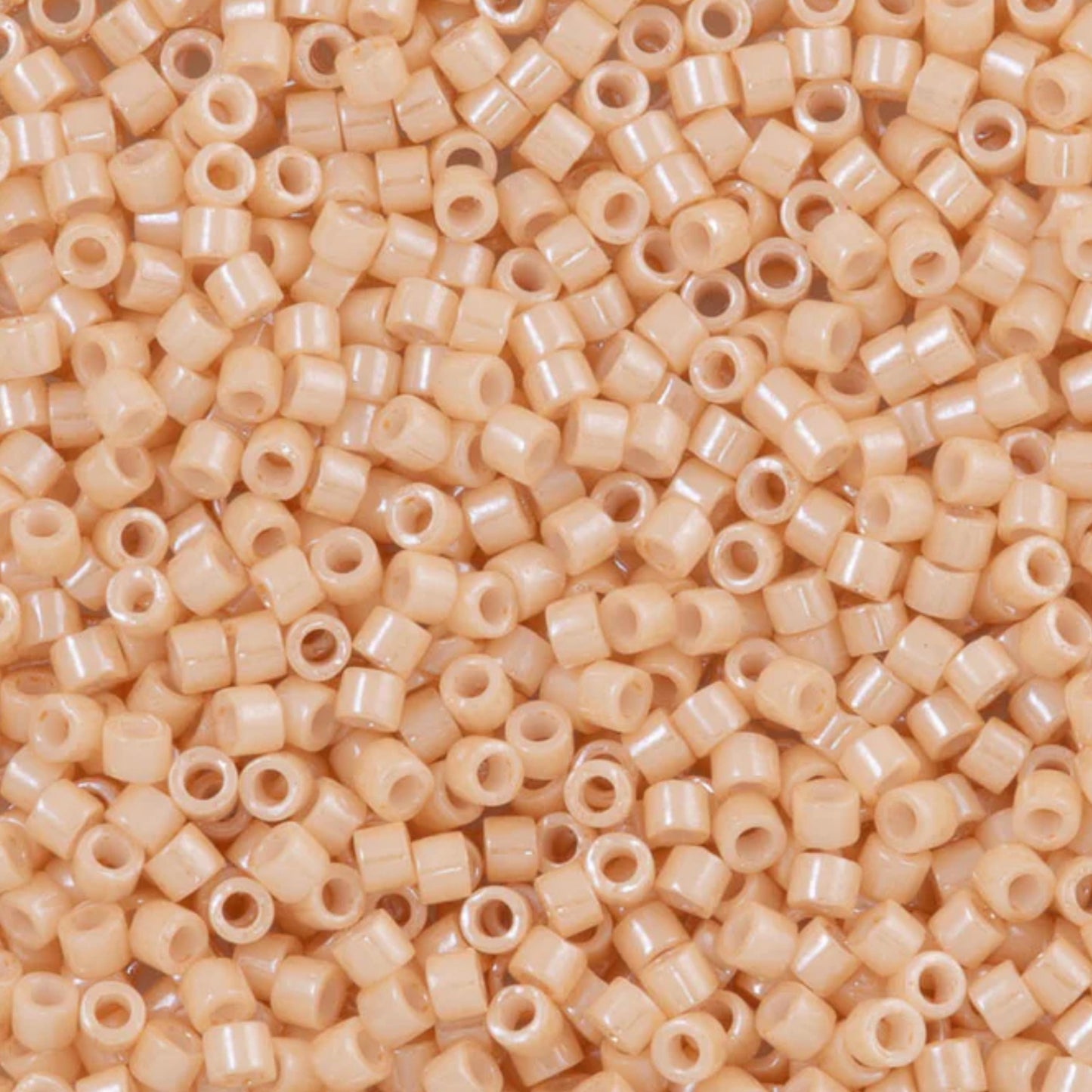 DB0205 Miyuki Delica Beads 11/0 Lt Caramel Ceylon – 8 grams - Japanese Seed Beads for Jewelry Making