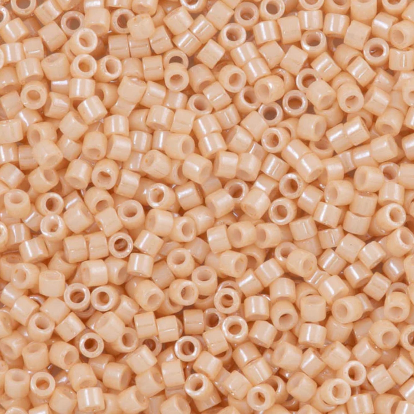 DB0205 Miyuki Delica Beads 11/0 Lt Caramel Ceylon – 8 grams - Japanese Seed Beads for Jewelry Making