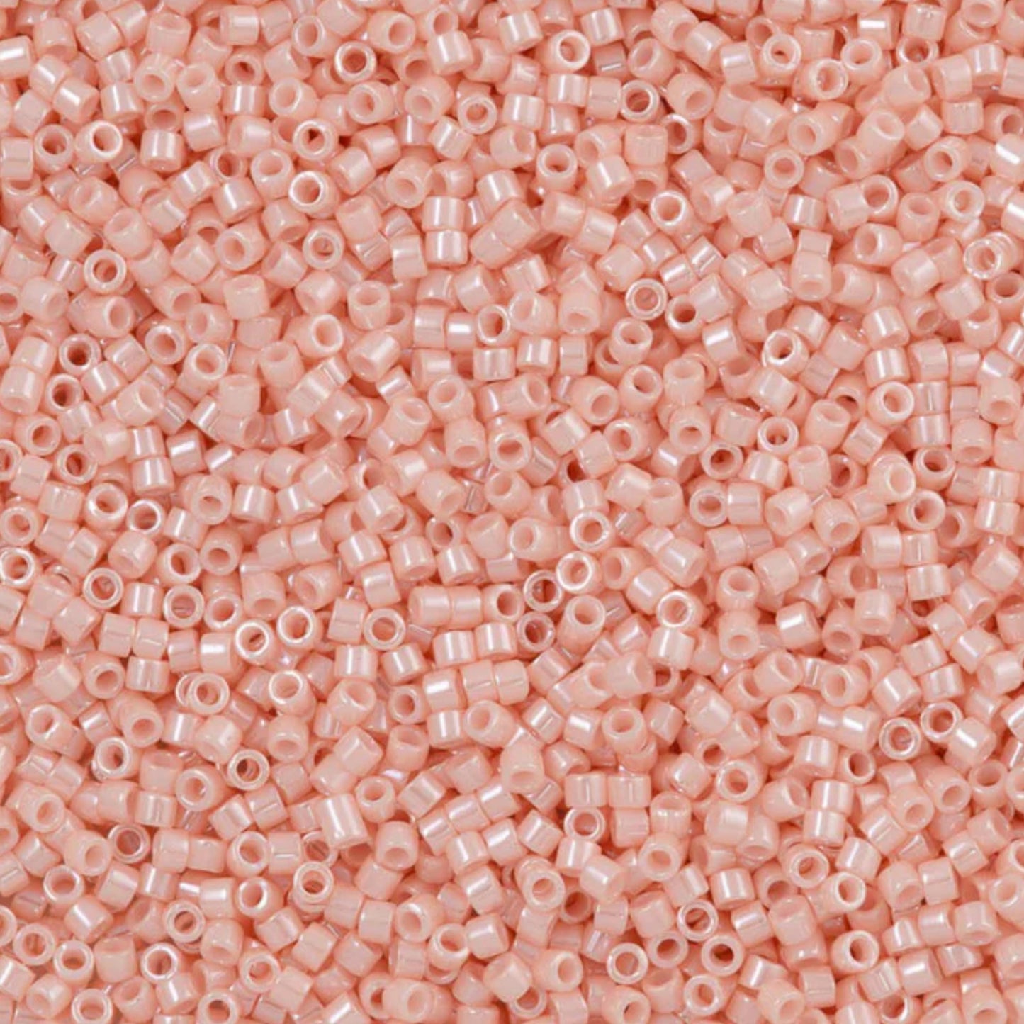 DB1533 Miyuki Delica Beads 11/0 Opaque Lt Salmon Ceylon– 8 grams - Japanese Seed Beads for Jewelry Making