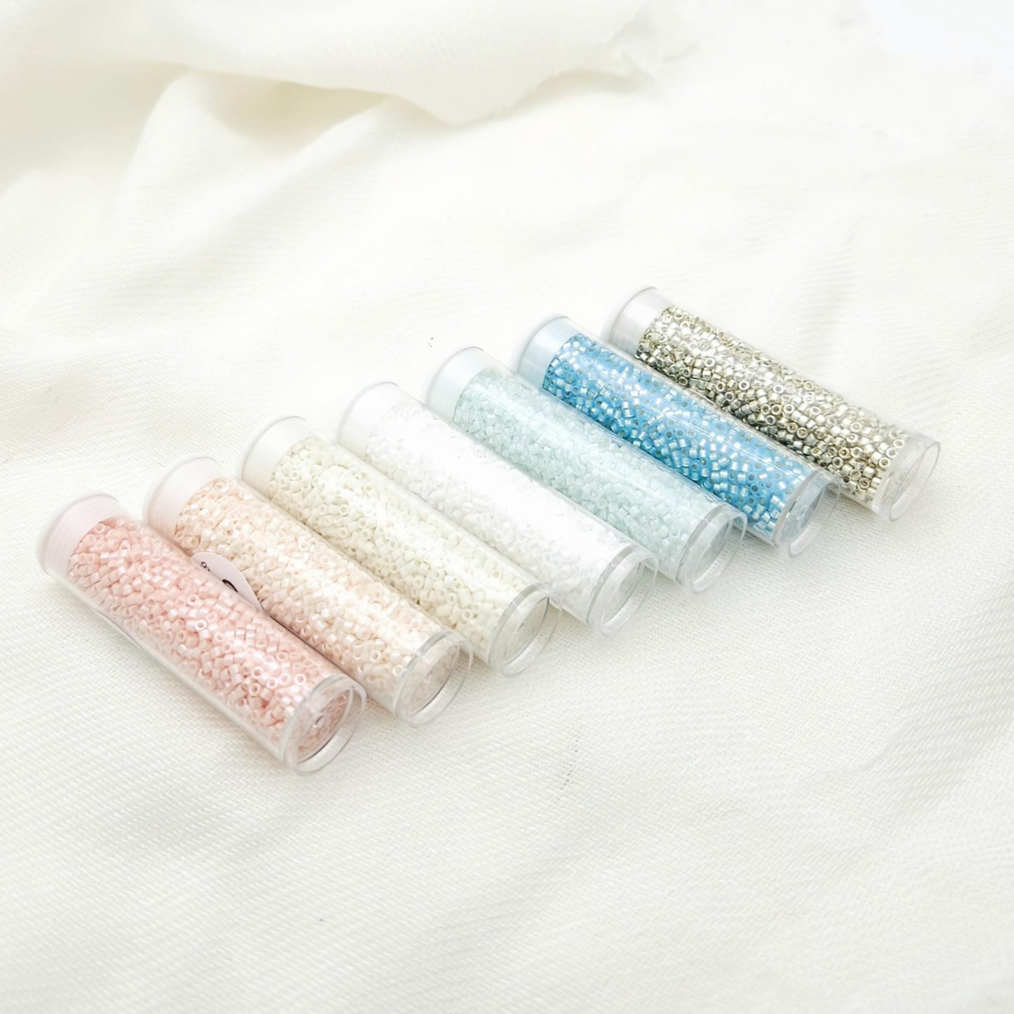 Reveal Miyuki Bead Set – Elegant 7-Color Delica 11/0 Mix | Beads for Jewelry Making and Loom Work