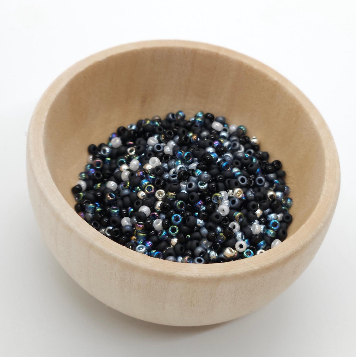 Moon Juice | Miyuki Rocailles Seed Beads Mix | 15g Premium Japanese Glass Beads for Jewelry Making & Crafts | Cosmic Celestial Vibes