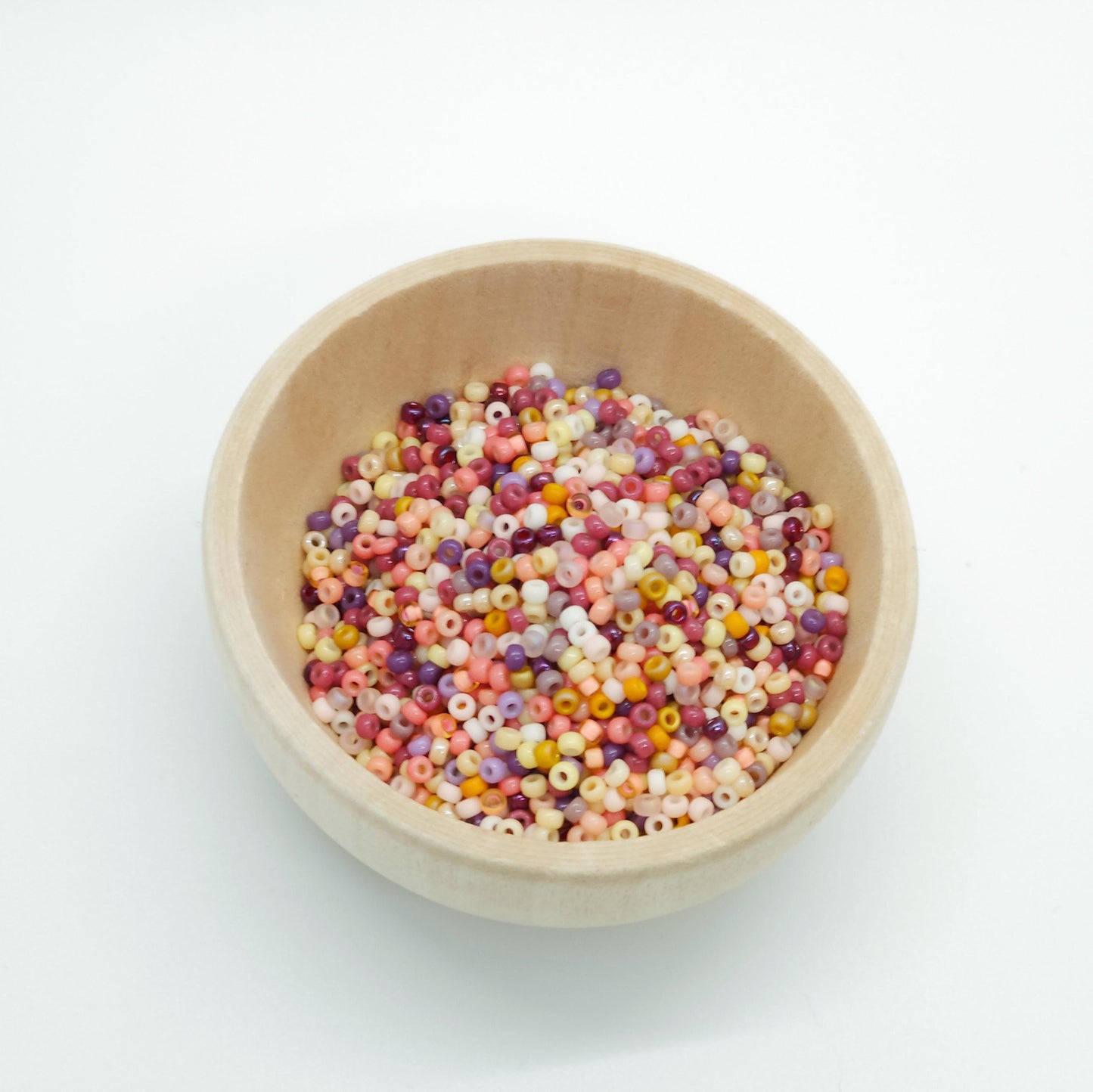 Cloudberry | Miyuki Rocailles Seed Beads Mix | 15g Premium Japanese Glass Beads for Jewelry Making & Crafts | Sunset Tones