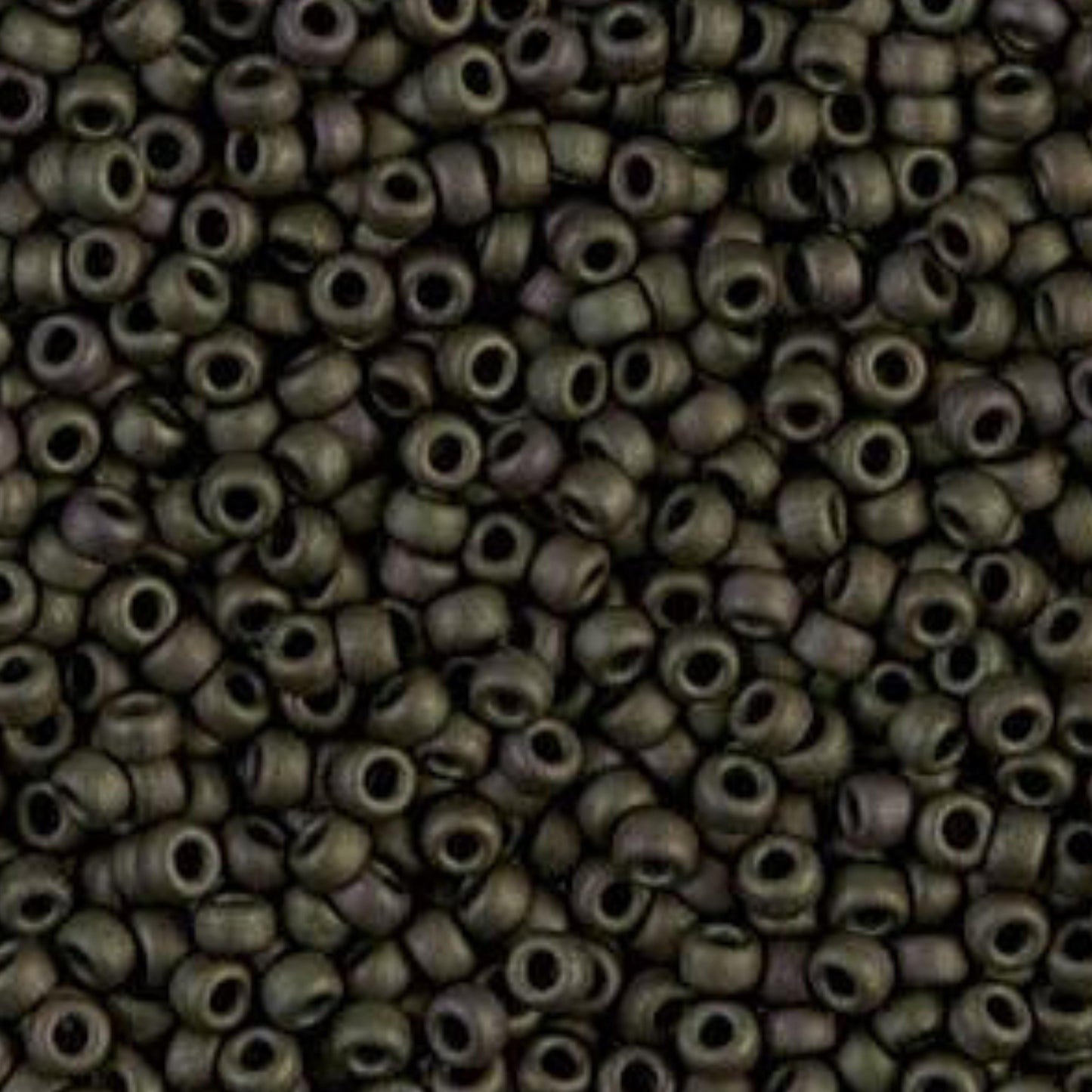11-2015 Miyuki Seed Bead Round Rocailles 11/0 | Matte Metallic Olive Iris |15g | Japanese Beads for Jewelry Making