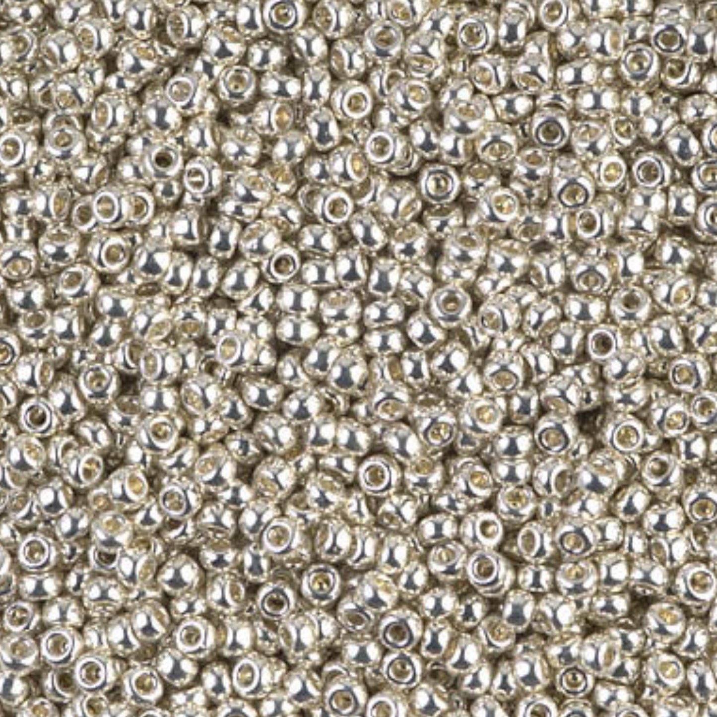 11-1051 Miyuki Seed Bead Round Rocailles 11/0 | Galvanized Silver | 15g | Japanese Beads Jewelry Making