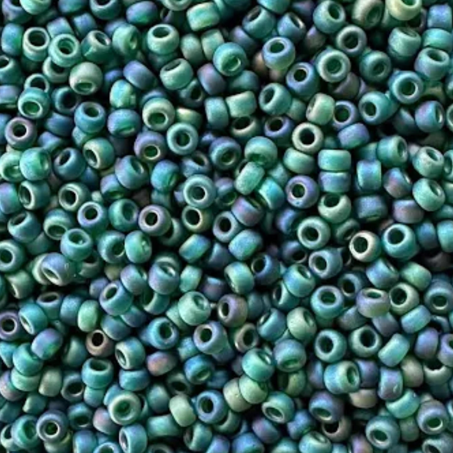 11-0156FR Miyuki Seed Bead Round Rocailles 11/0 | Transparent Teal |15g | Japanese Beads for Jewelry Making