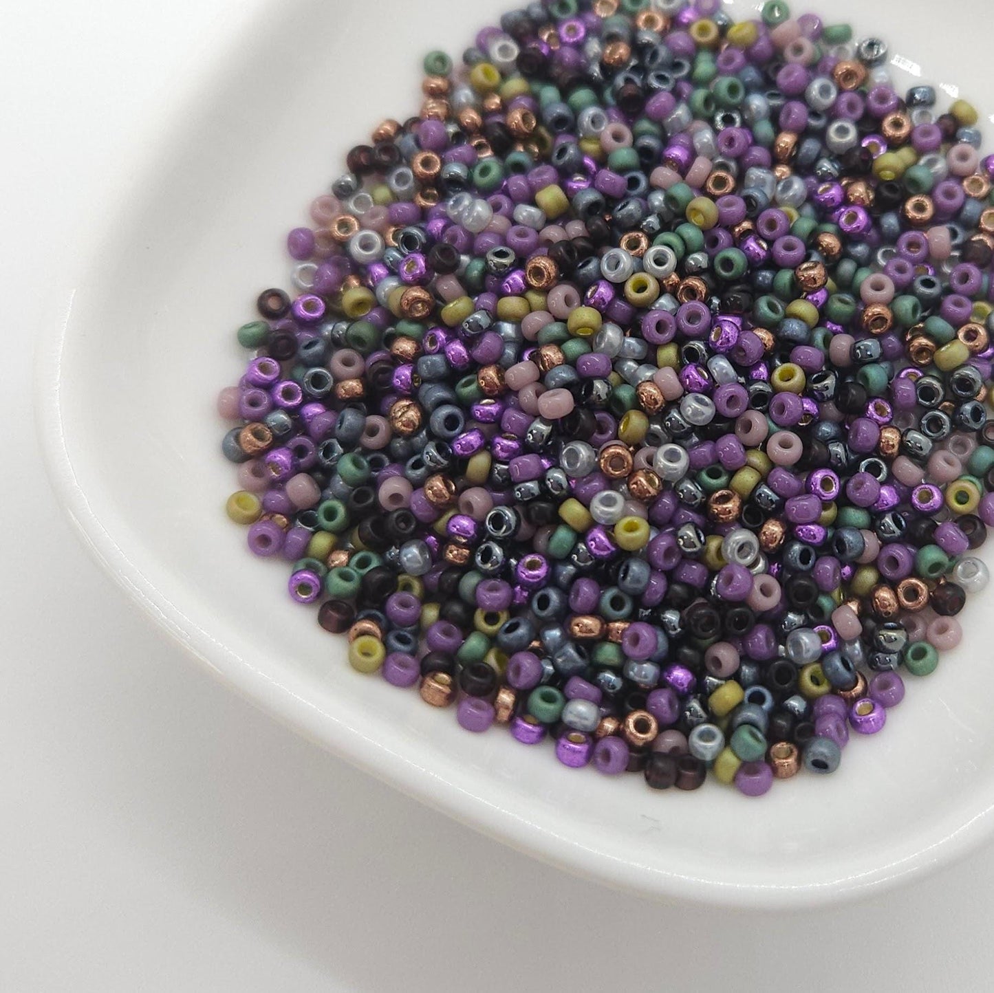Moonroot | Miyuki Rocailles Seed Beads Mix 11/0 | 15g Japanese Glass Round Beads for Jewelry Making & Crafts | Witchy Forest Bead Palette