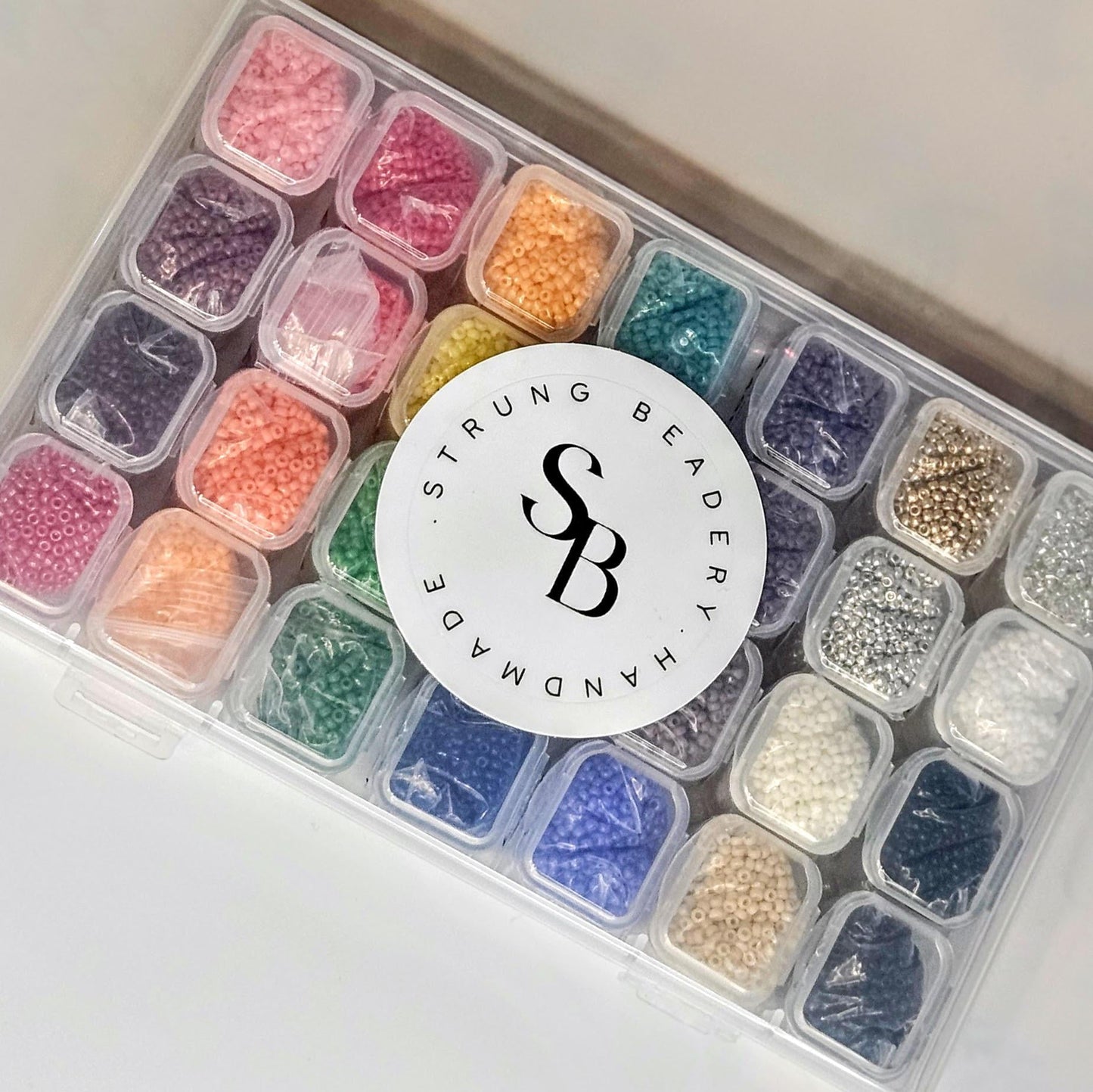 Miyuki Rocailles Bead Starter Kit – 28 Opaque Colors | 8g Each | Japanese 11/0 Round Seed Beads for Jewelry Making & Crafts, DIY Gifts