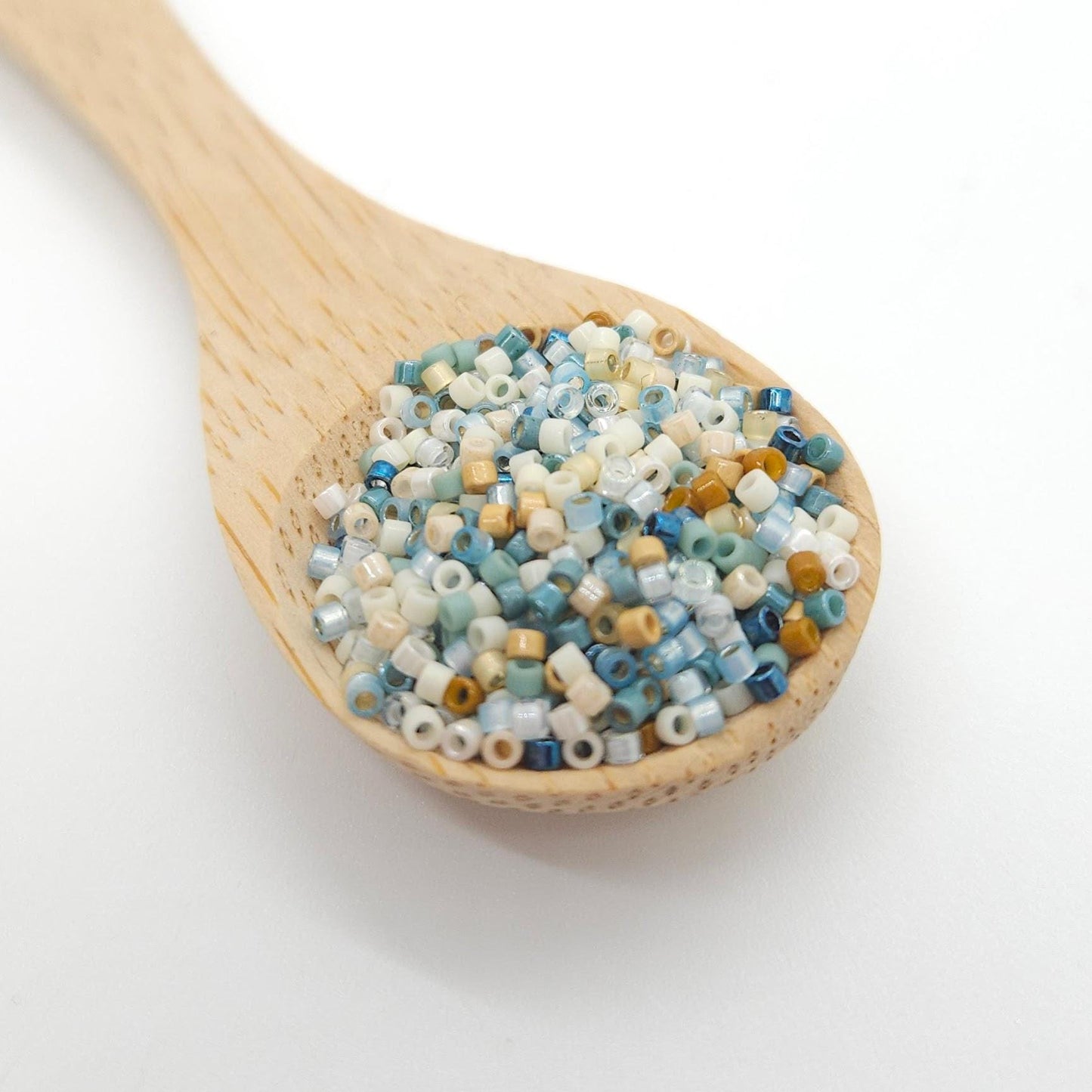 Foamline | Miyuki Delica Seed Beads Mix 11/0 | 8g Japanese Glass Cylinder Beads for Jewelry Making & Crafts | Bead Embroidery and Loom Beads