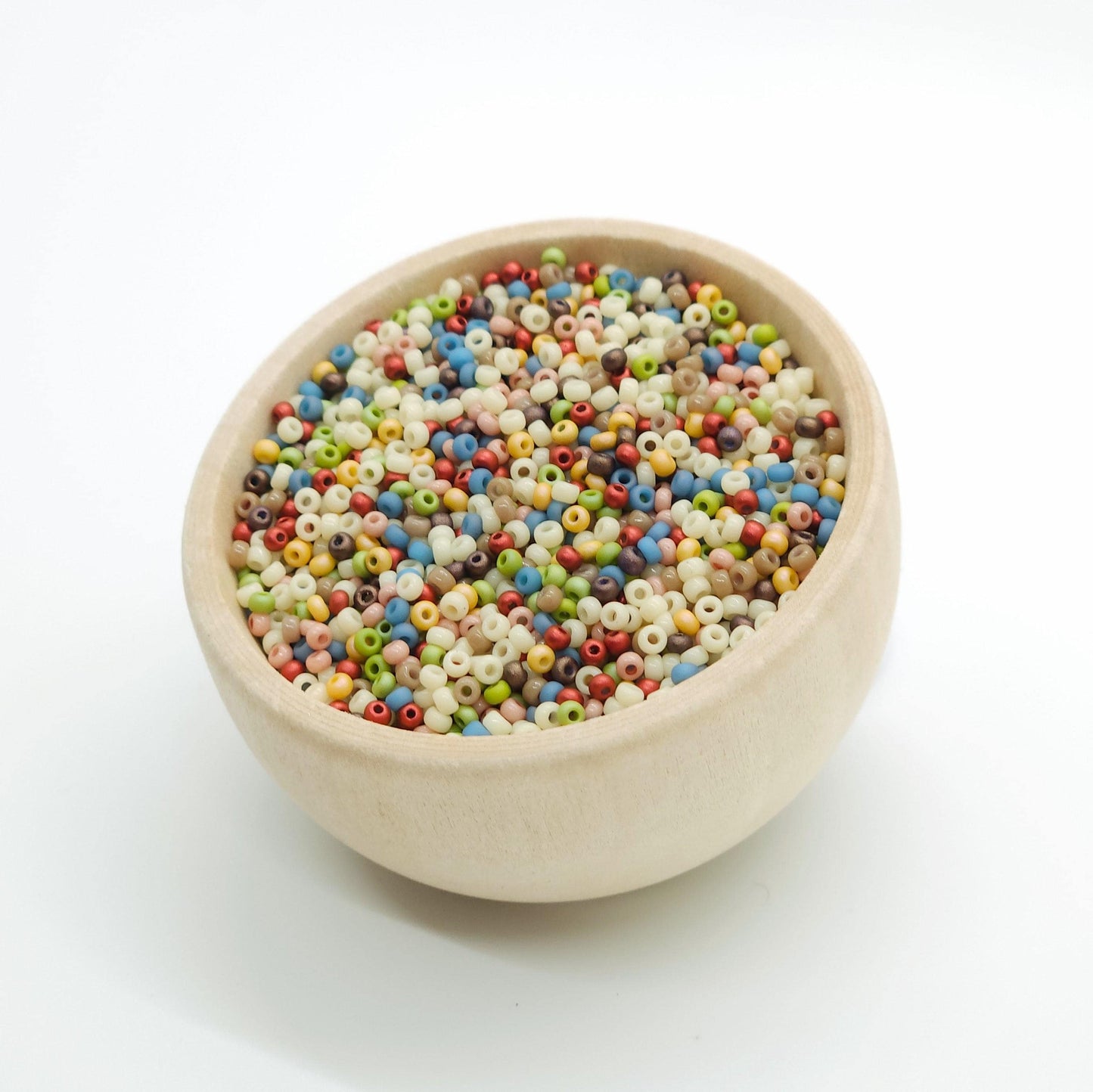 Painted Desert Czech Glass Seed Beads Mix | 15g of Size 11-0 | Jewelry Making & Craft Supplies
