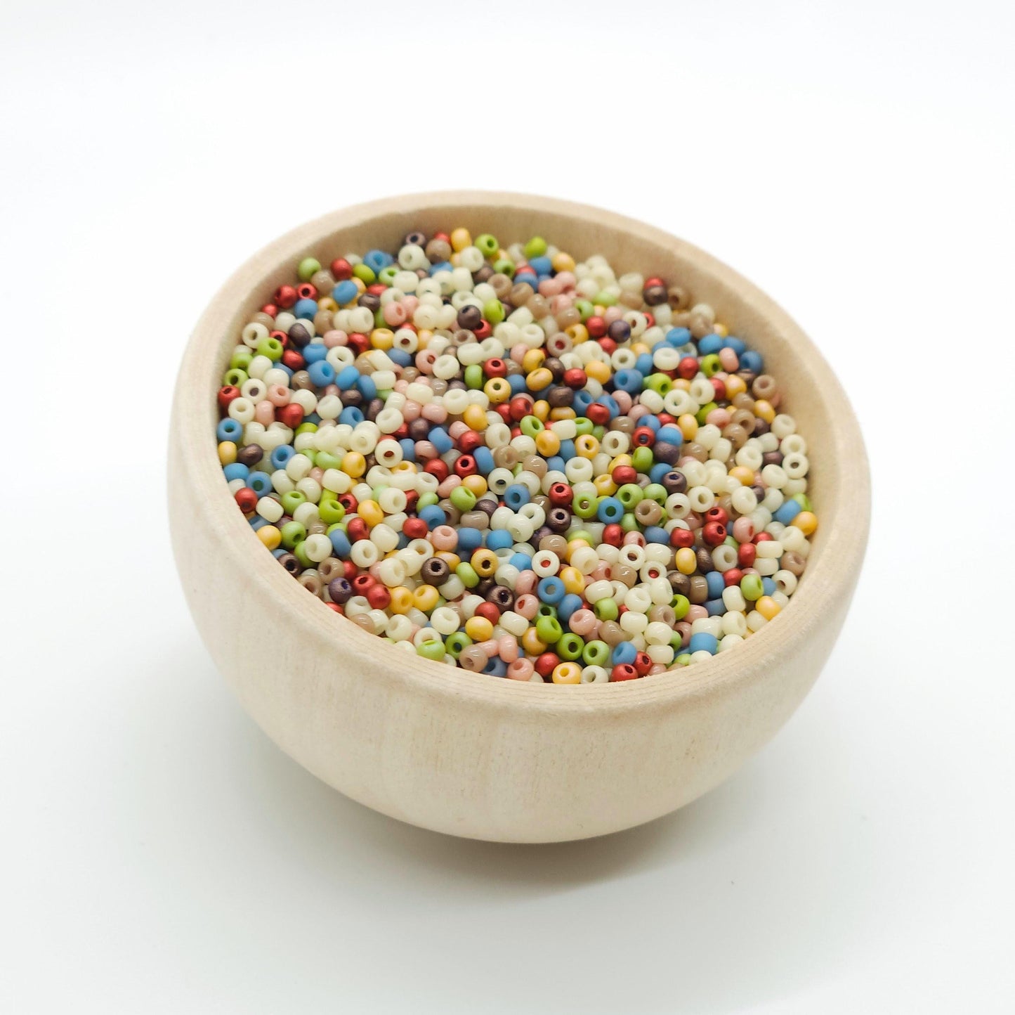 Painted Desert Czech Glass Seed Beads Mix | 15g of Size 11-0 | Jewelry Making & Craft Supplies