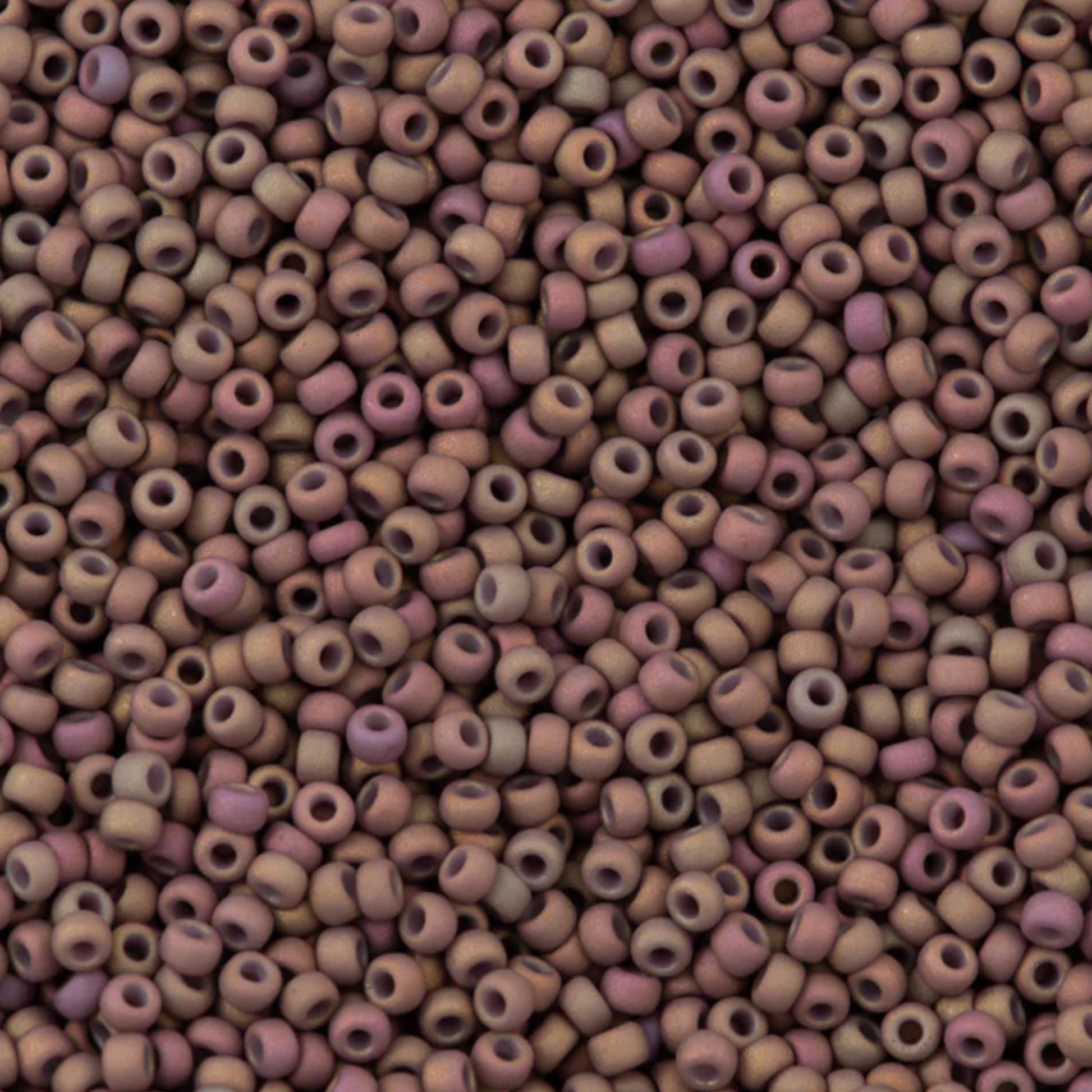 11-2331 Miyuki Seed Bead Round Rocailles 11/0 | Matte Metallic Dusky Clay AB |15g | Japanese Beads for Jewelry Making