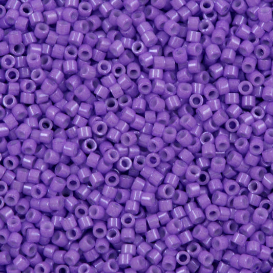 DB1379 Miyuki Delica Beads 11/0 Opaque Red Violet - 8 grams - Japanese Seed Beads for Jewelry Making