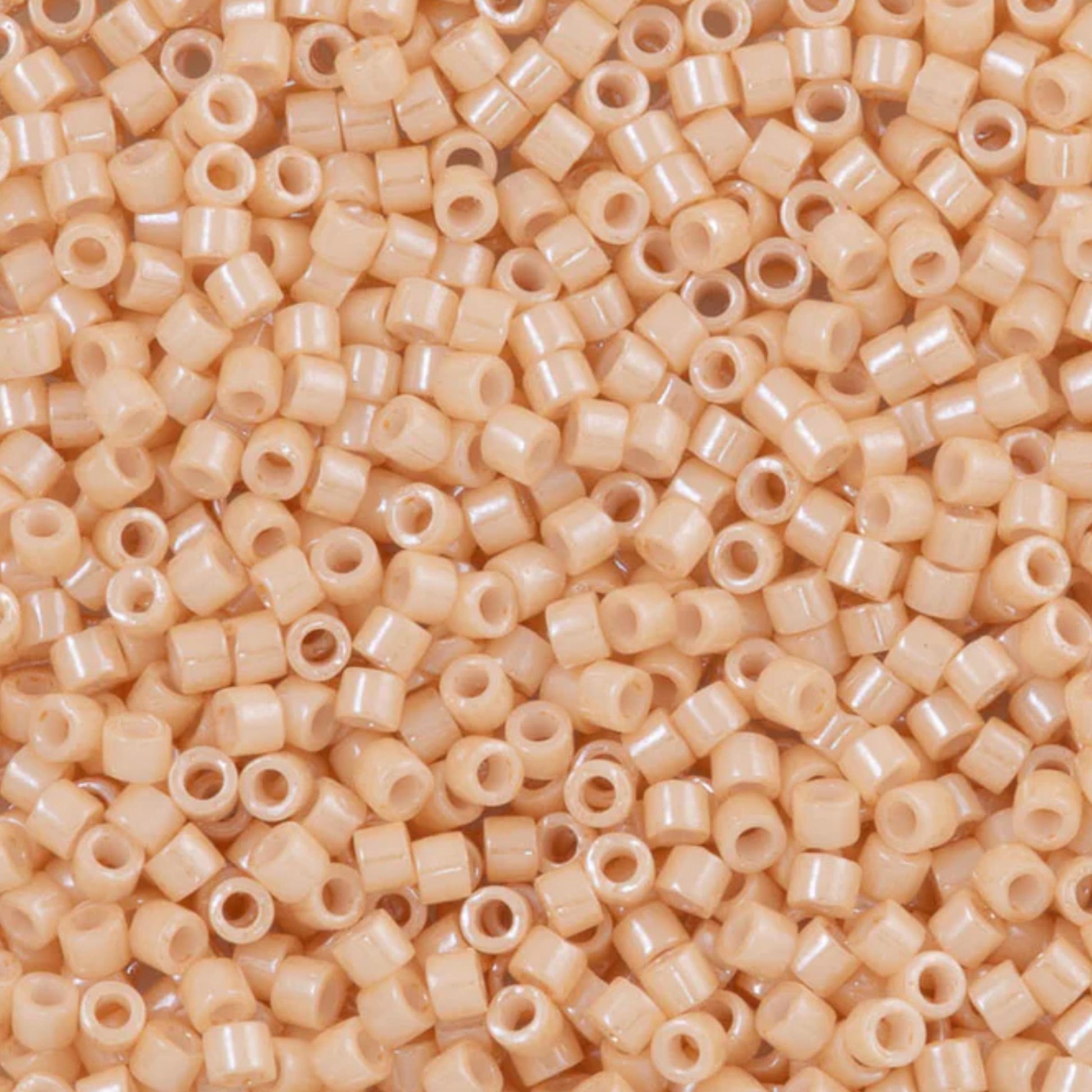 DB0205 Miyuki Delica Beads 11/0 Lt Caramel Ceylon – 8 grams - Japanese Seed Beads for Jewelry Making