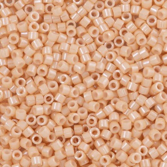 DB0205 Miyuki Delica Beads 11/0 Lt Caramel Ceylon – 8 grams - Japanese Seed Beads for Jewelry Making