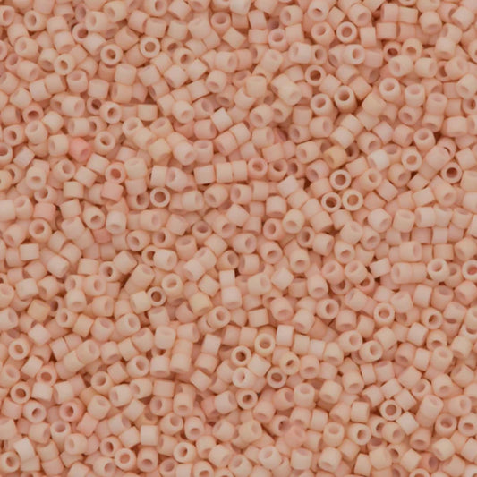 DB0354 Miyuki Delica Beads 11/0 Matte Opaque Blush – 8 grams - Japanese Seed Beads for Jewelry Making