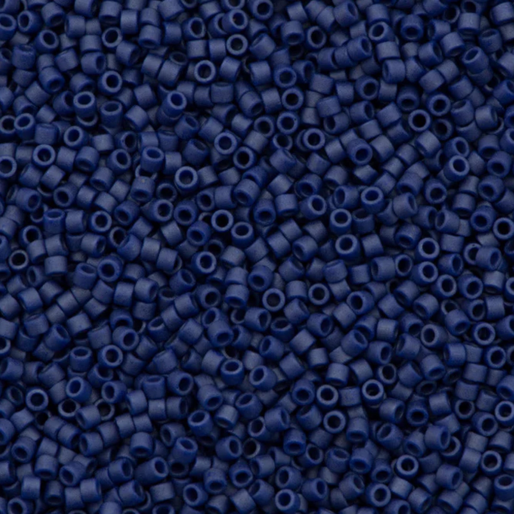 DB0377 Miyuki Delica Beads 11/0 Matte Metallic Royal Blue – 8 grams - Japanese Seed Beads for Jewelry Making