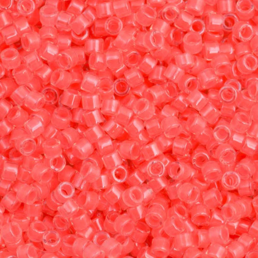 DB2034 Miyuki Delica Beads 11/0 Luminous Flamingo – 8 grams - Japanese Seed Beads for Jewelry Making