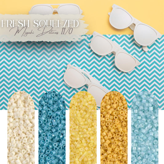 Fresh Squeezed Miyuki Bead Set – Summer Inspired Delica 11/0 Colors | Beads for Jewelry Making