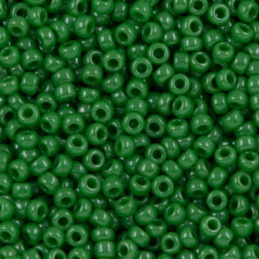 11-0431 Miyuki Seed Bead Round Rocailles 11/0 | Opaque Jade Luster |15g | Japanese Beads for Jewelry Making