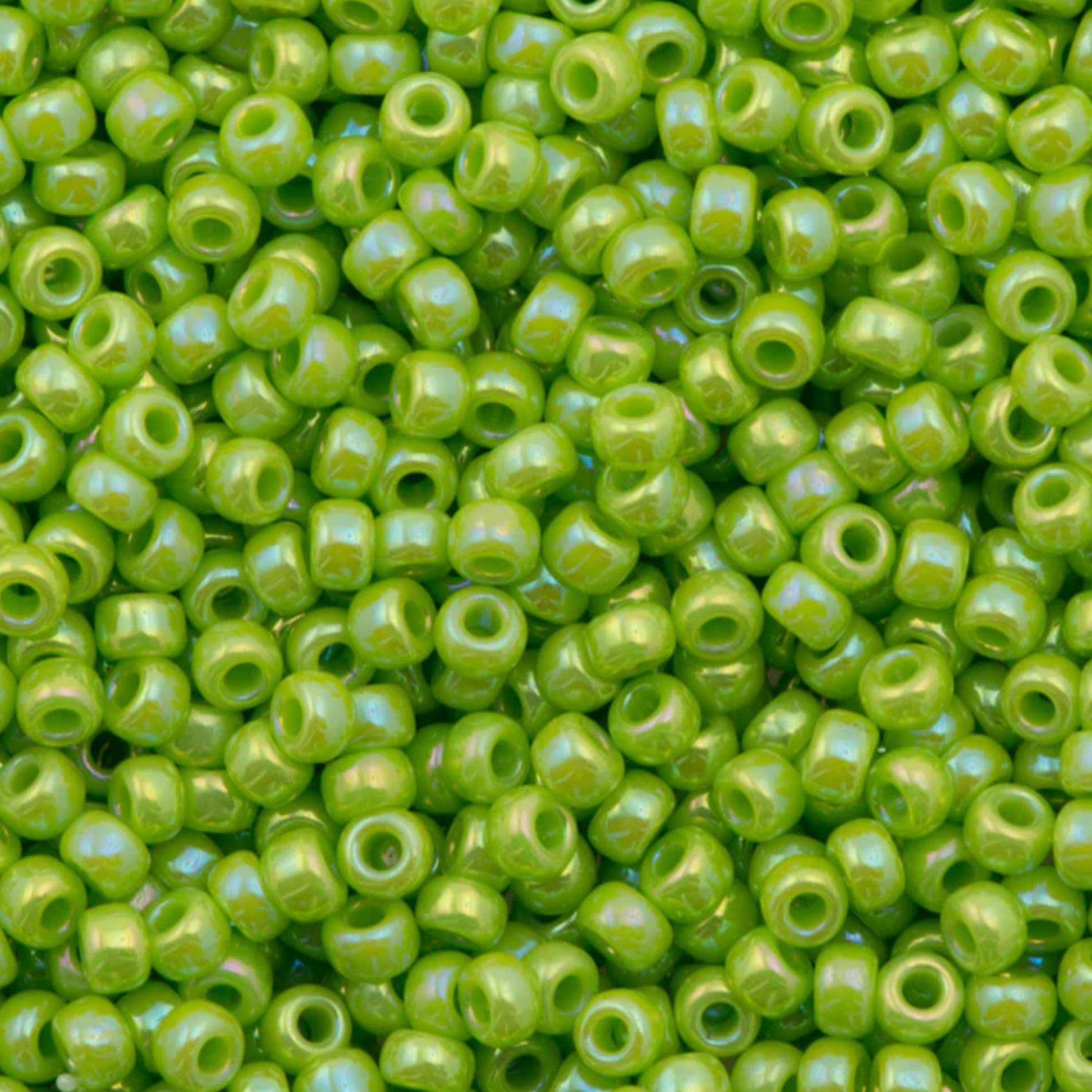 11-0479 Miyuki Seed Bead Round Rocailles 11/0 | Opaque Chartreuse AB |15g | Japanese Beads for Jewelry Making