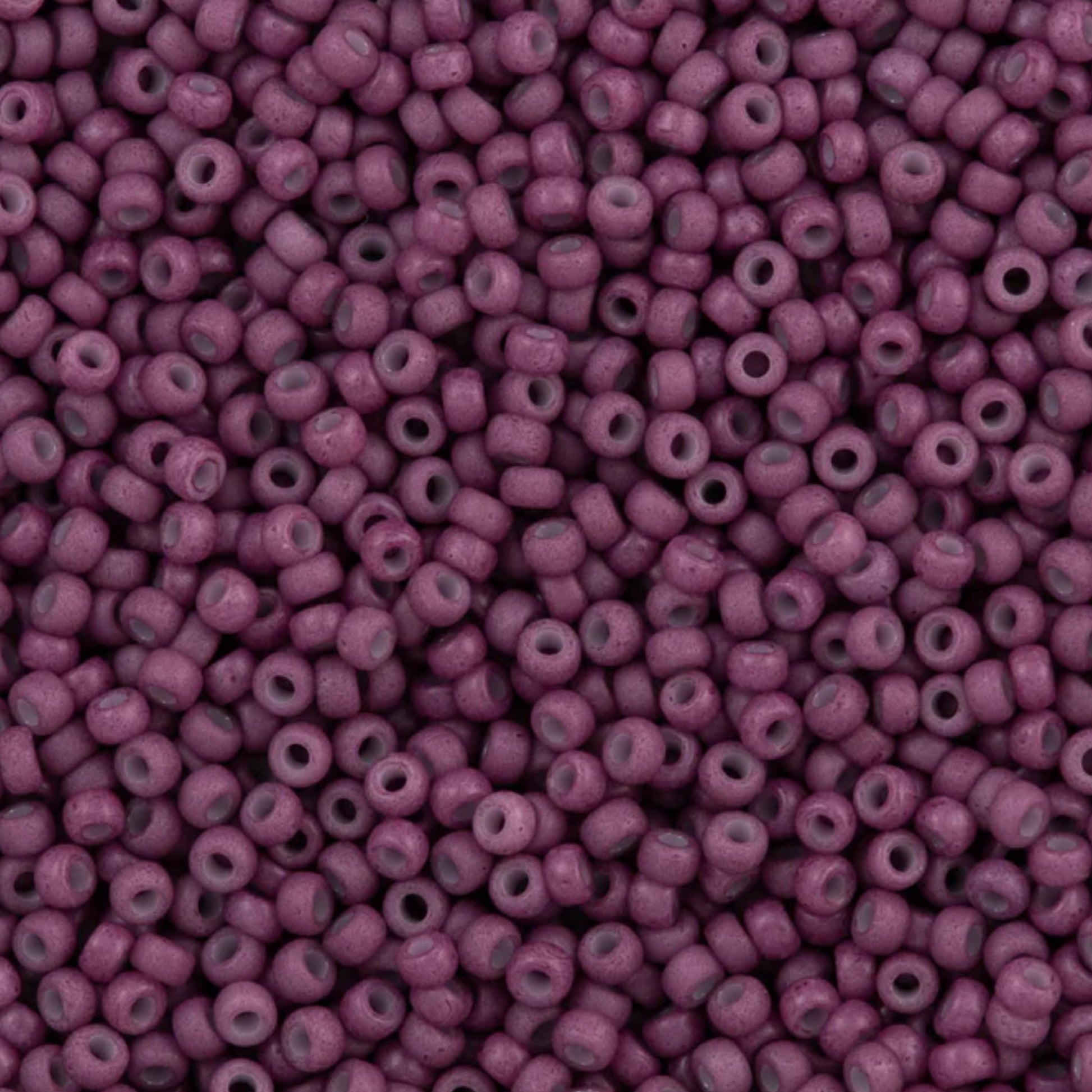 11-2047 Miyuki Seed Bead Round Rocailles 11/0 | Opaque Matte Dyed Wine |15g | Japanese Beads for Jewelry Making