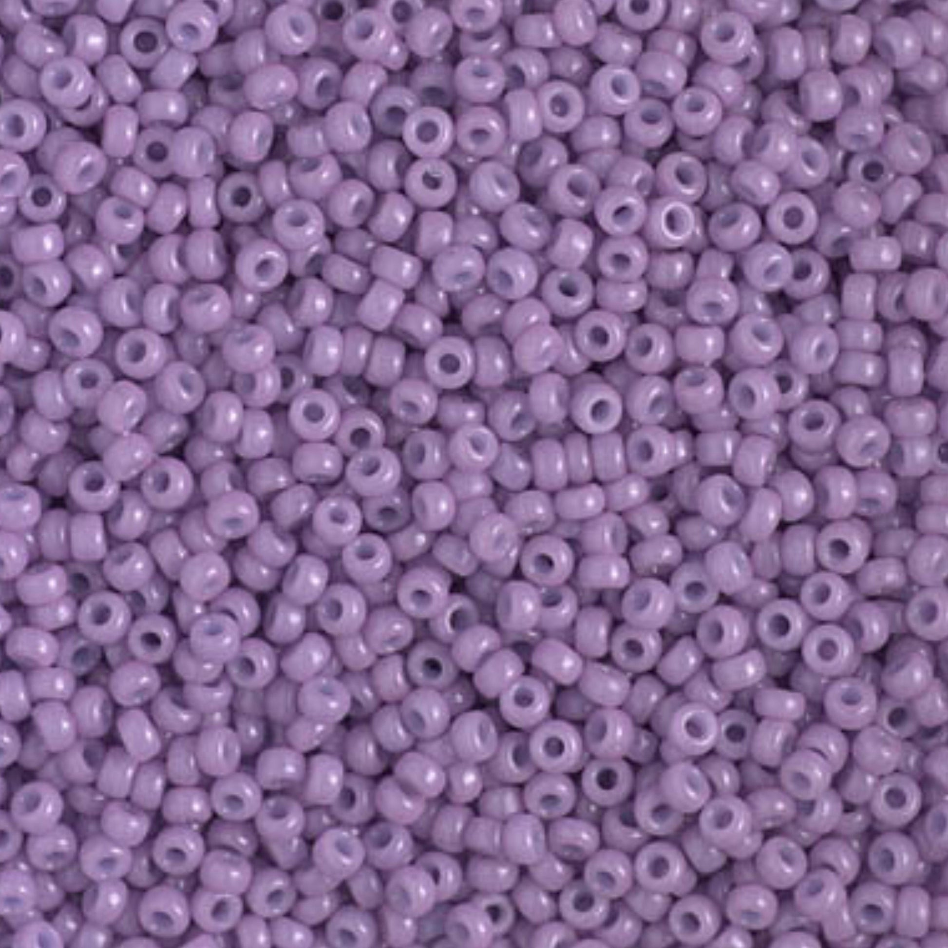 11-4486 Miyuki Seed Bead Round Rocailles 11/0 | Duracoat Dyed Opaque African Violet | 15g | Japanese Beads Jewelry Making