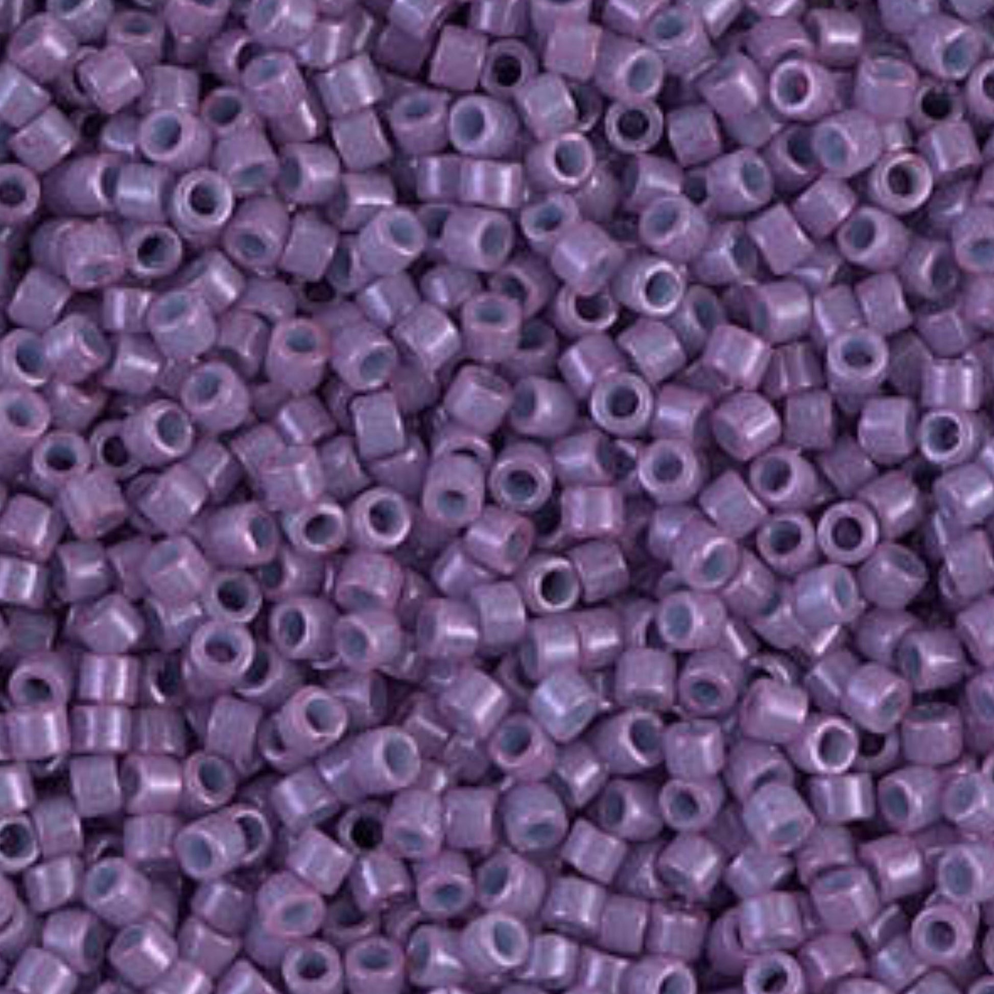DB0660 Miyuki Delica Beads 11/0 Dyed Opaque Dark Orchid– 8 grams - Japanese Seed Beads for Jewelry Making