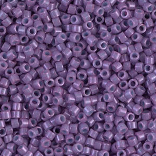 DB0660 Miyuki Delica Beads 11/0 Dyed Opaque Dark Orchid– 8 grams - Japanese Seed Beads for Jewelry Making