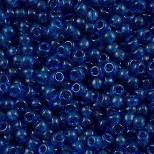 11-0149 Miyuki Seed Bead Round Rocailles 11/0 | Transparent Capri Blue | 15g | Japanese Beads for Jewelry Making