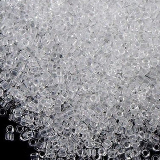DB0141 Miyuki Seed Bead Round Rocailles 11/0 | Crystal | Japanese Beads for Jewelry Making