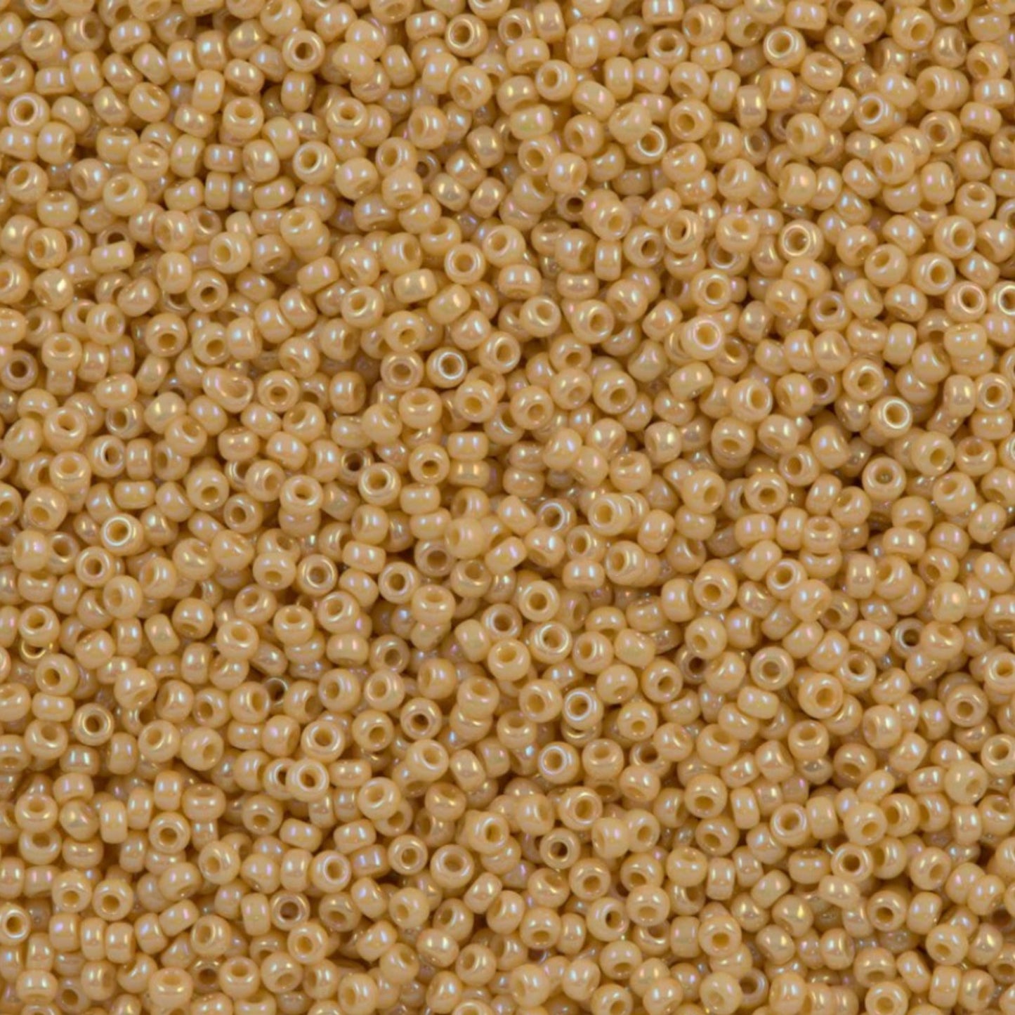 11-0488 Miyuki Seed Bead Round Rocailles 11/0 | Opaque Pear AB | 15g | Japanese Beads for Jewelry Making