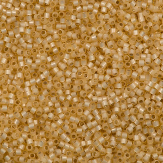 DB0208 Miyuki Seed Bead Round Rocailles 11/0 | Opaque Tan Luster | Japanese Beads for Jewelry Making