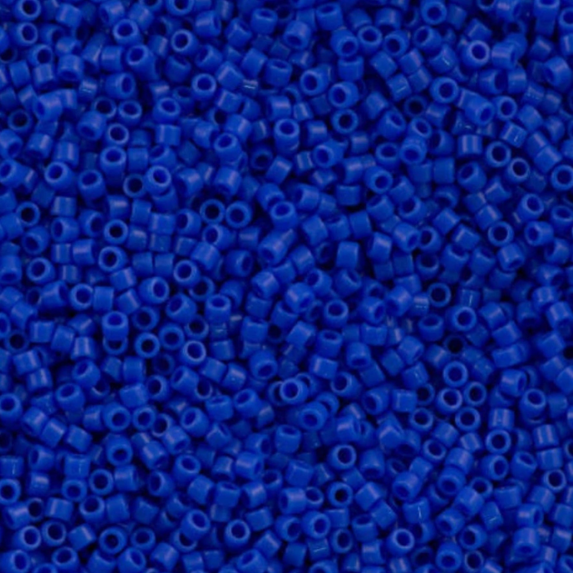 DB1138 Miyuki Seed Bead Round Rocailles 11/0 | Opaque Cyan Blue | Japanese Beads for Jewelry Making