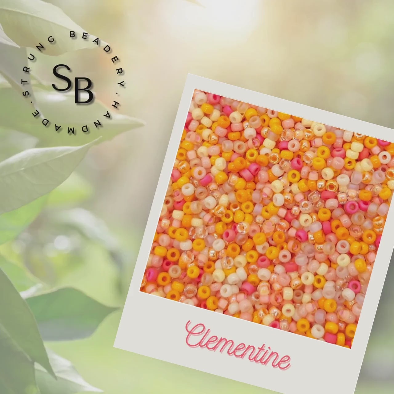 Clementine | Miyuki Rocailles Seed Beads Mix | 15g Premium Japanese Glass Beads for Jewelry Making & Crafts | Citrus Tones