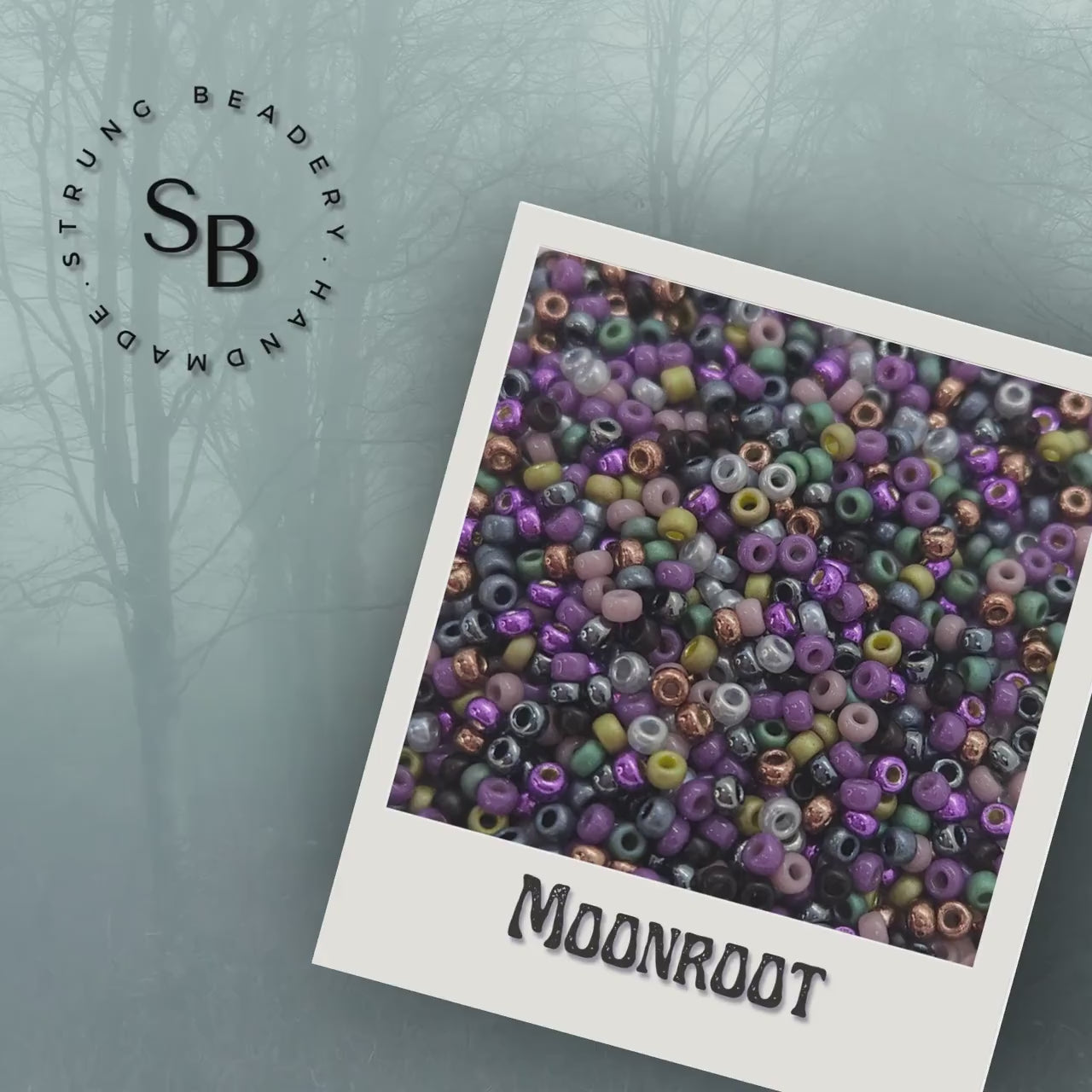 Moonroot | Miyuki Rocailles Seed Beads Mix 11/0 | 15g Japanese Glass Round Beads for Jewelry Making & Crafts | Witchy Forest Bead Palette